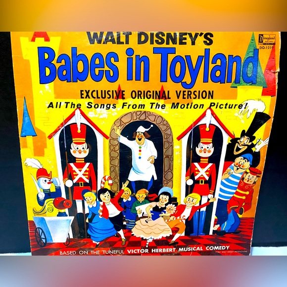 WALT DOSNEY’S VINTAGE 1961 BABES IN TOYLAND ORIGINAL VERSION DISNEYLAND RECORD - Picture 2 of 12